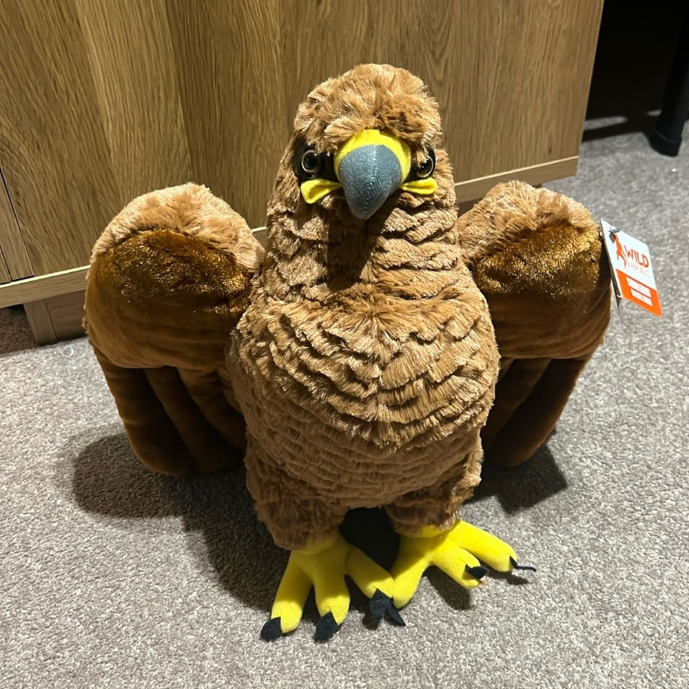 Golden eagle plush